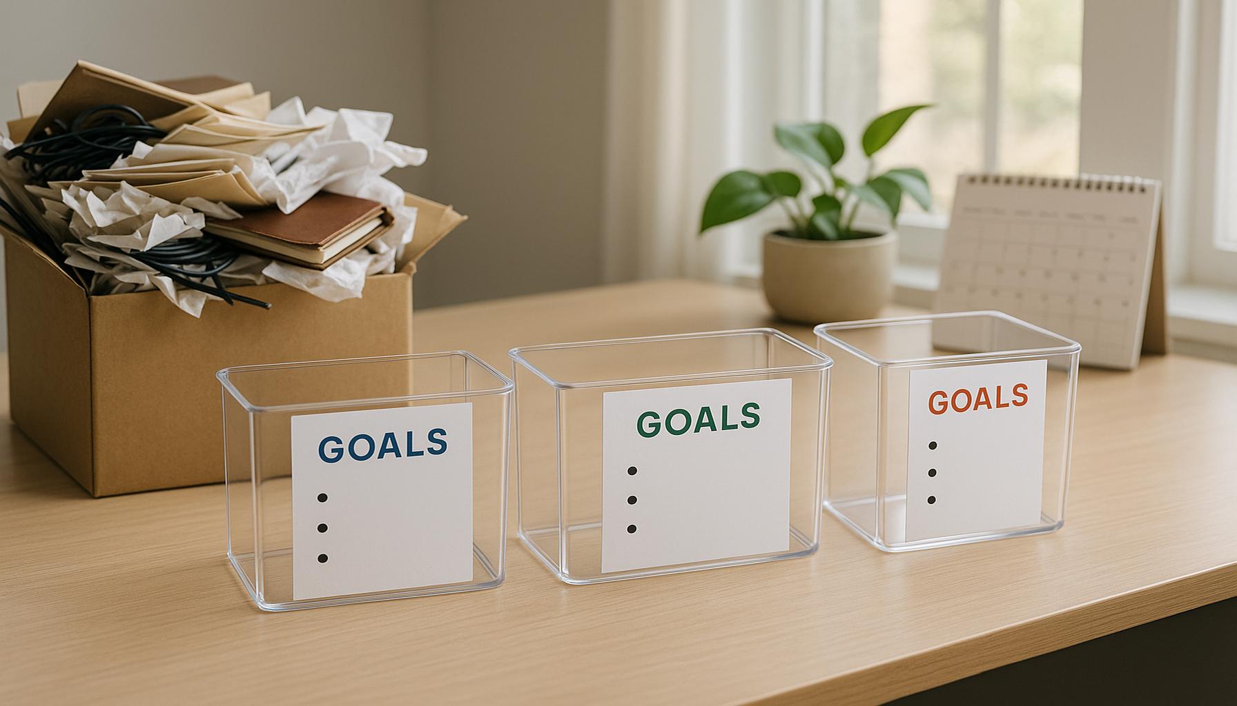 Decluttering Goals: Refining Your Objectives for a More Focused and Realistic Future